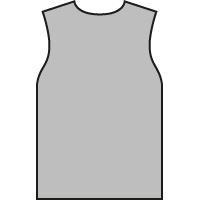 SF Men SF232 - Maillot de corps à col haut et emmanchures droites pour homme