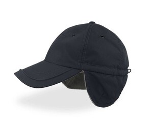 ATLANTIS HEADWEAR AT240 - Outdoor winter hat with ear flaps Navy