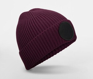BEECHFIELD BF332R - Bonnet avec empiècement rond Burgundy/ Black