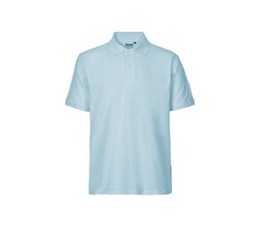 NEUTRAL O20080 - Polo piqué homme Bleu ciel