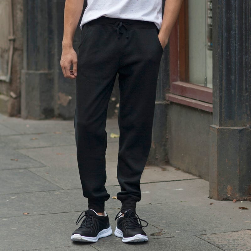 SF Men SF425 - Pantalon de jogging à ourlet coupe slim pour homme